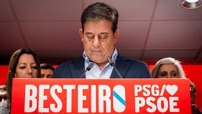 El candidato del PSdeG a la presidencia de la Xunta, José Ramón Besteiro.