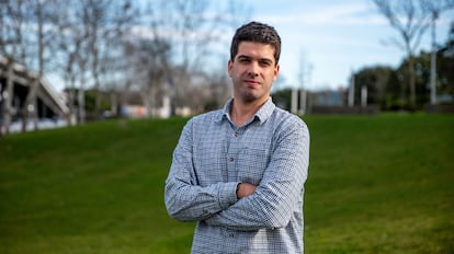 El bioinformático Jose Espejo Valle-Inclán, en el Centro de Cáncer de Páncreas Botton-Champalimaud, en Lisboa.