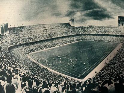 Estreno de la ampliación de Chamartín, el 19 de junio de 1954.