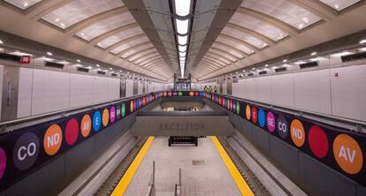 Estaci&oacute;n de metro en Brooklyn (Nueva York) realizada por ACS.