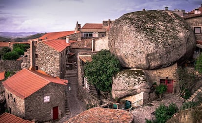 Casas del pueblo de Monsanto, en Portugal.