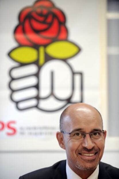 Harlem Désir, durante una conferencia de prensa.