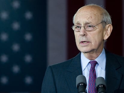 Stephen Breyer, en Washington el pasado 17 de mayo.