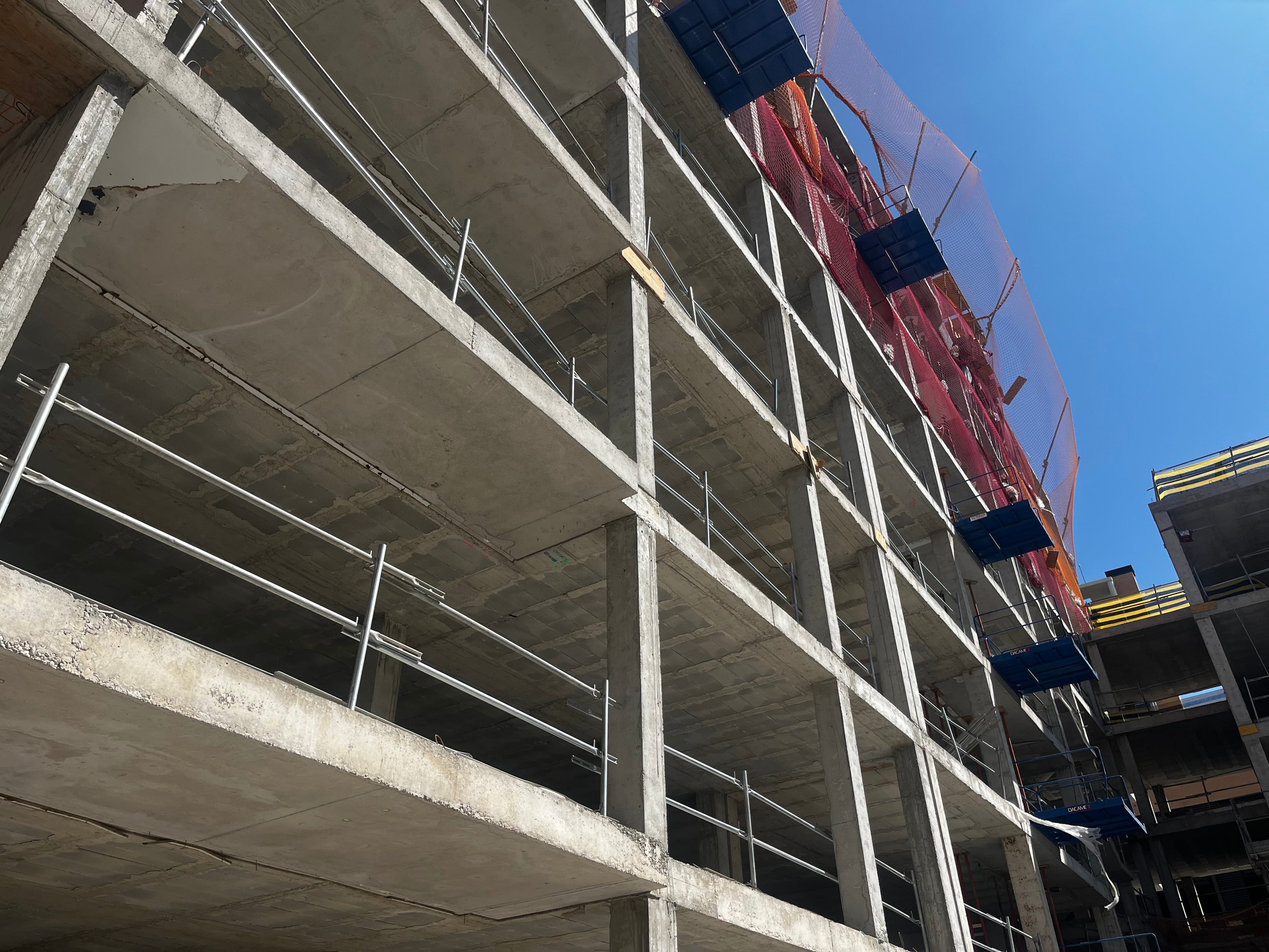 Viviendas en construcción.