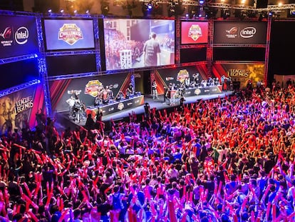 Finales de las Challenger Series de League of Legends en Barcelona Games World (Fira de Barcelona) en Octubre 2016.