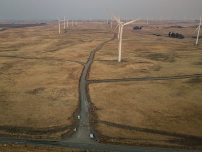 El sitio donde se construiría la nueva ciudad, cerca de la carretera 12 en California (EE UU).