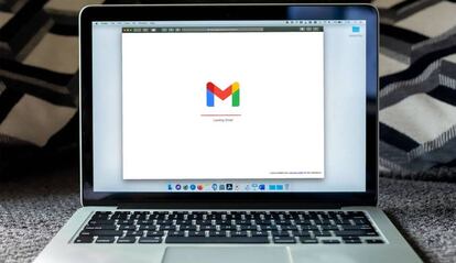 Gmail dentro de un ordenador Mac.