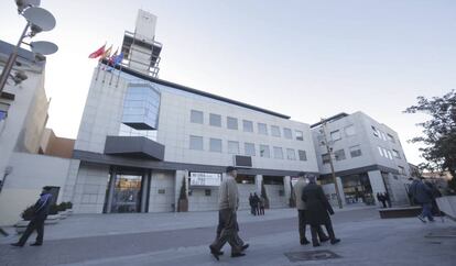 Fachada del Ayuntamiento de Getafe. 