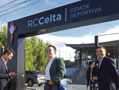 Diretores do grupo chinês interessado em comprar o Celta.