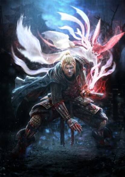 Póster del videojuego de Team Ninja 'Nioh'.