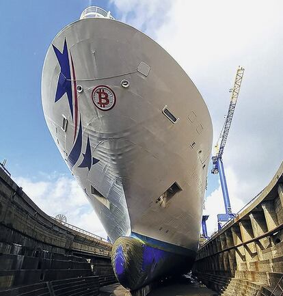 The Crypto Cruise Ship preparándose para acoger al inventor del nuevo Airbnb.