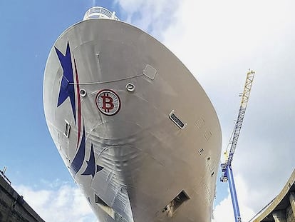 The Crypto Cruise Ship preparándose para acoger al inventor del nuevo Airbnb.