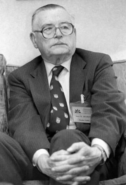 James M. Buchanan, Nobel de Economía en 1986.