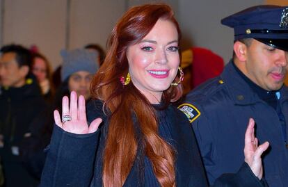 Lindsay Lohan, el pasado 4 de enero, en Estados Unidos.