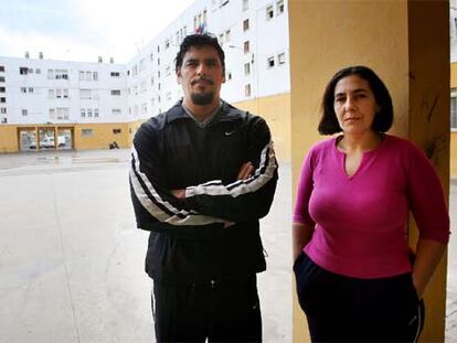 José y Carmen, los padres del niño rechazado por los padres del nuevo instituto.