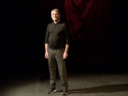 El actor Pere Arquillué en el espectáculo de Josep Maria Miró.