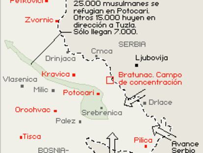 La matanza de Srebrenica en 1995
