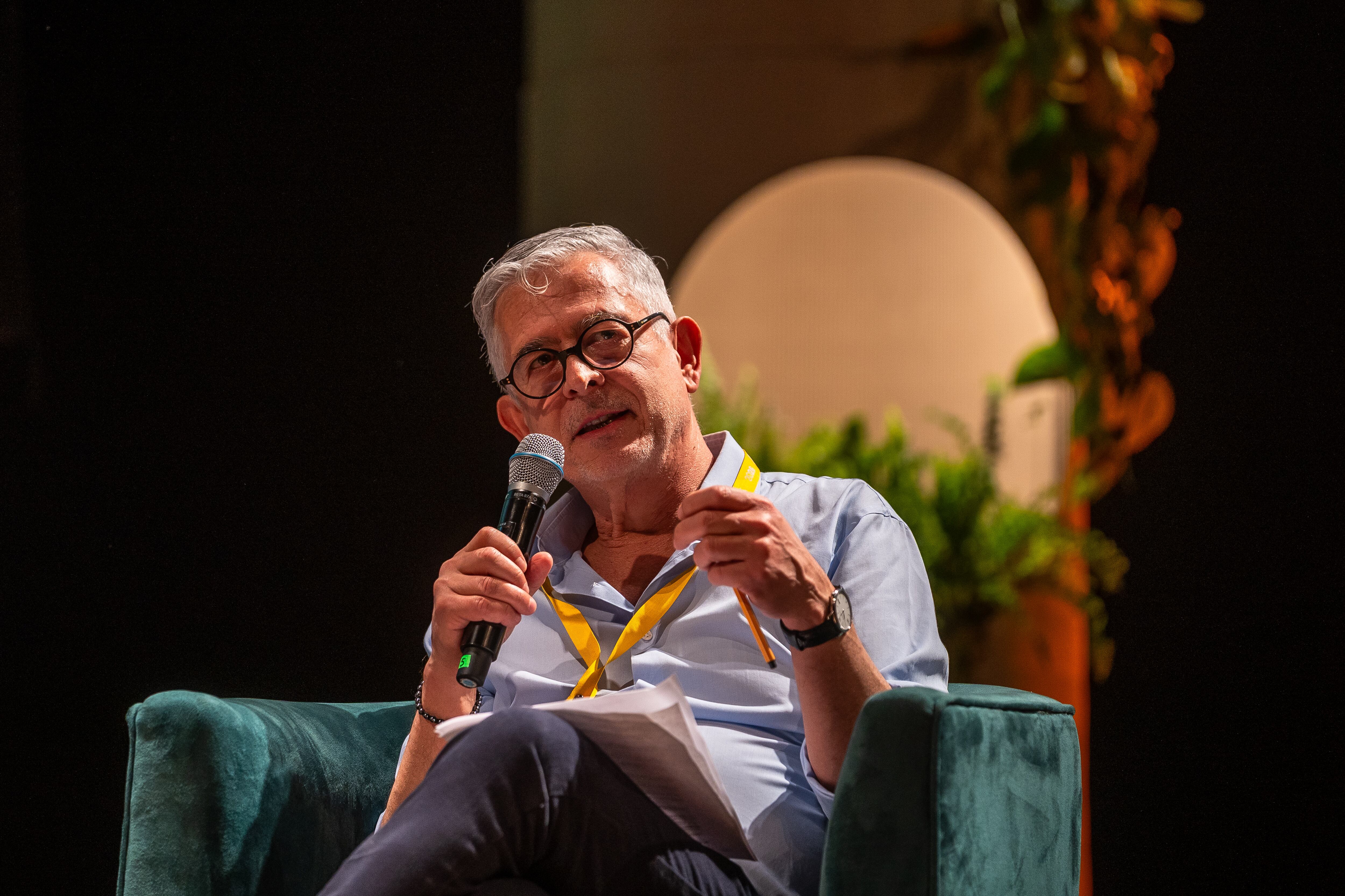 Javier Moreno, en el Hay Festival, en Cartagena.