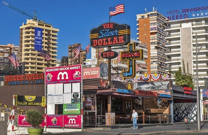 Establecimientos cerrados en la ciudad de Benidorm.