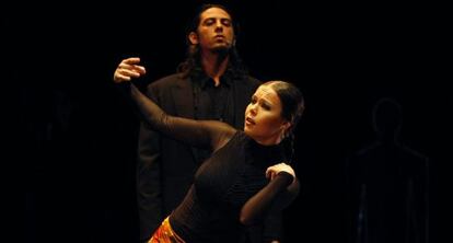 Rocío Molina en su espectáculo 'Vinática'.