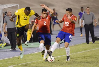 Jamaica se enfrent&oacute; a Costa Rica en una eliminatoria para Rusia 2018.