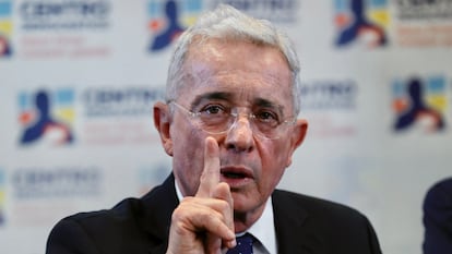 El expresidente de Colombia, Álvaro Uribe Vélez.
