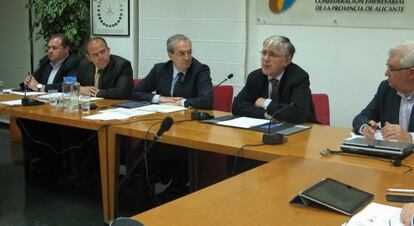 Reunión de la junta directiva de Coepa en Alicante.