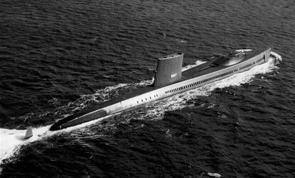 Guided missile submarine USS Halibut