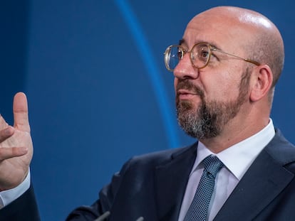 El presidente del Consejo Europeo, Charles Michel, el 9 de septiembre en Bruselas.