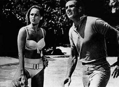 Ursula Andress en <i>007 contra el Dr. No</i>.