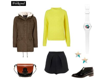 Denominador común: un short, tres looks