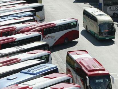 Estaci&oacute;n Sur de autobuses de Madrid.