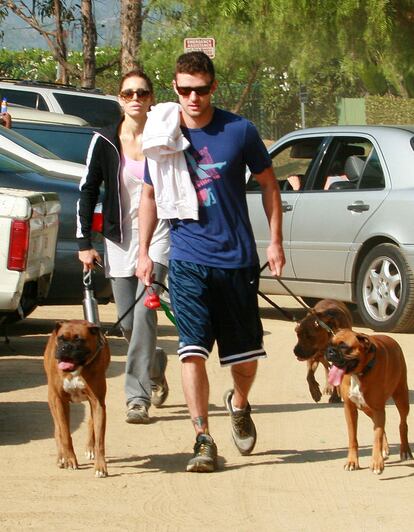 Jessica Biel y Justin Timberlake no tienen un perro, ni dos, sino tres mascotas a las que están muy unidos.
