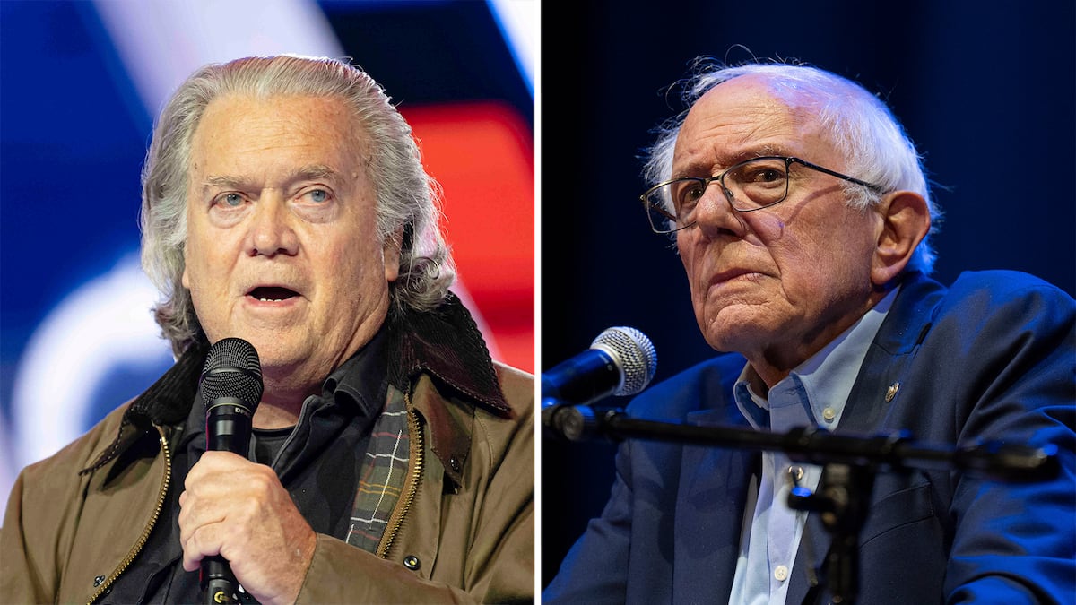 Extraños compañeros políticos: la preocupación sobre la IA une al progresista Bernie Sanders y al MAGA Steve Bannon