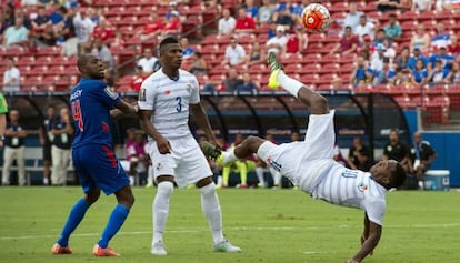 Panama vs Haití (1-1) en la Copa Oro.