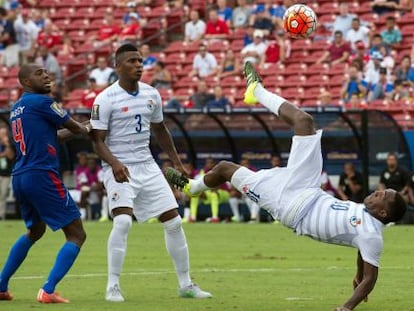 Panama vs Haití (1-1) en la Copa Oro.