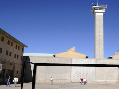 Patio de la cárcel de Soto del Real en Madrid.
