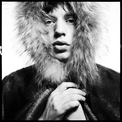 Retrato de Mick Jagger, 1964.