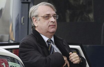 El exsecretario del Instituto N&oacute;os, Miguel Tejeiro, este martes. 