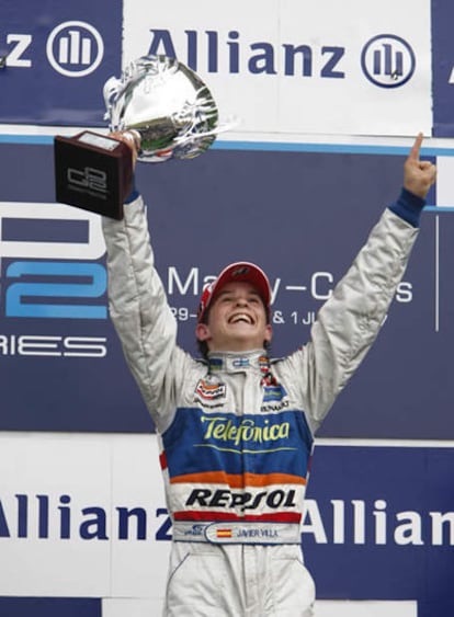 Javier Villa, primer ganador español en GP2