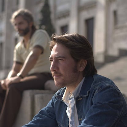 Joaquín Furriel (en segundo término) y Alberto Ammann, en 'El año de la furia'.