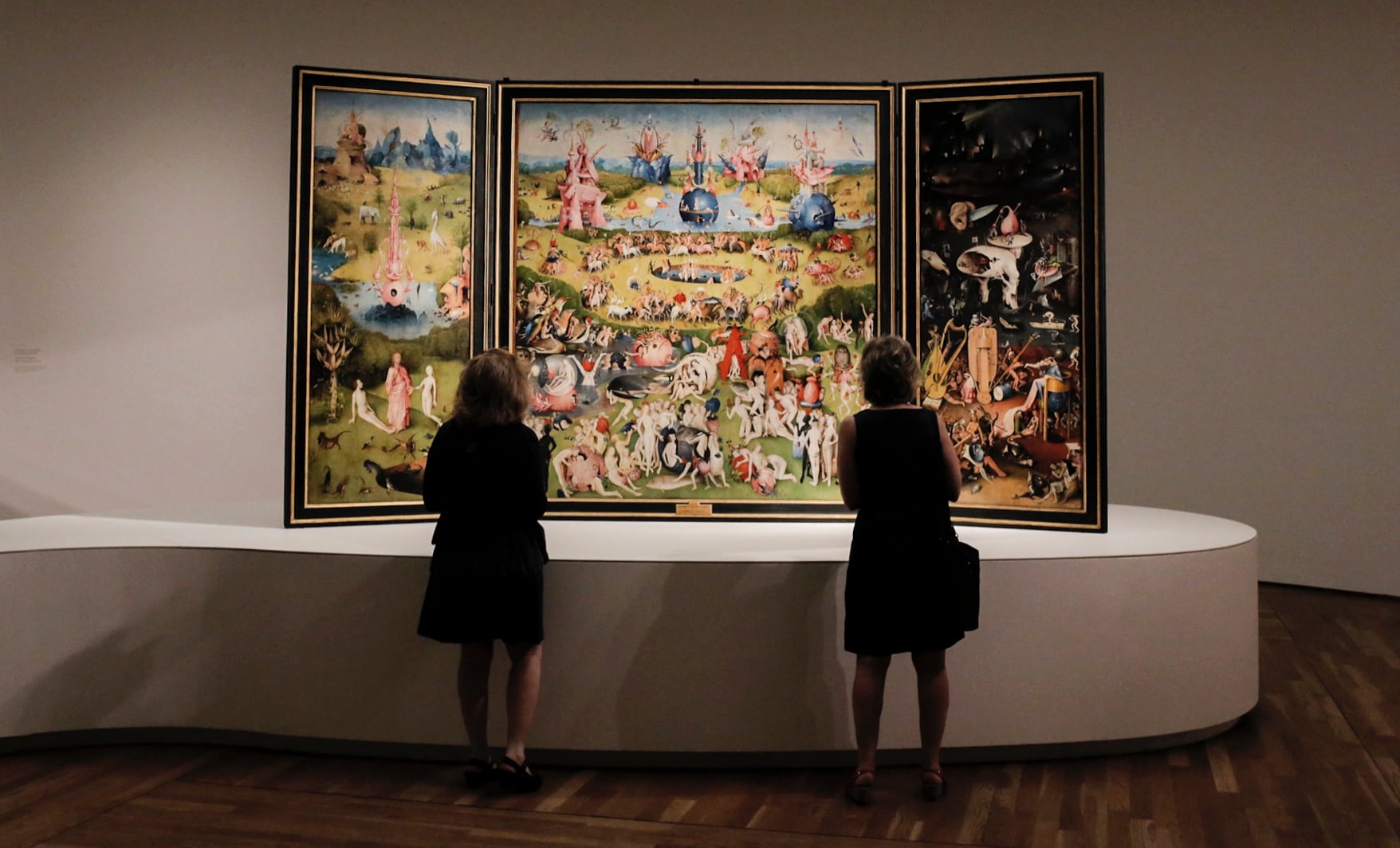 'El Jardin de las Delicias', de El Bosco, en El Prado en 2016.