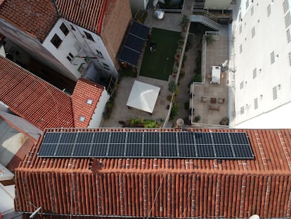 Proyecto de autoconsumo compartido de Ecooo en un edificio de viviendas en Lavapiés (Madrid).