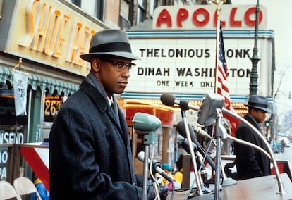 Denzel Washington in a scene from 'Malcolm X.'