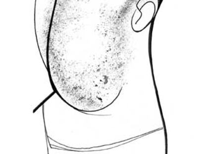 Caricatura de Juan Carlos Navarro, jugador de baloncesto