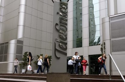 Imagen de un edificio de Telefónica.