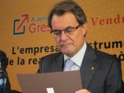 Artur Mas, presidente de la Generalitat.