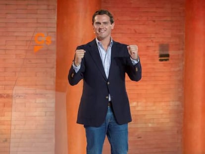 El presidente de Ciudadanos y candidato a la Presidencia del Gobierno, Albert Rivera.