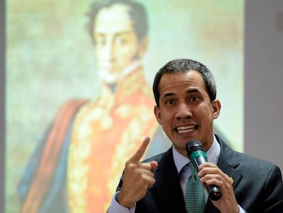 Juan Guaidó, este martes.