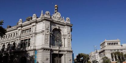 Fachada del Banco de España.